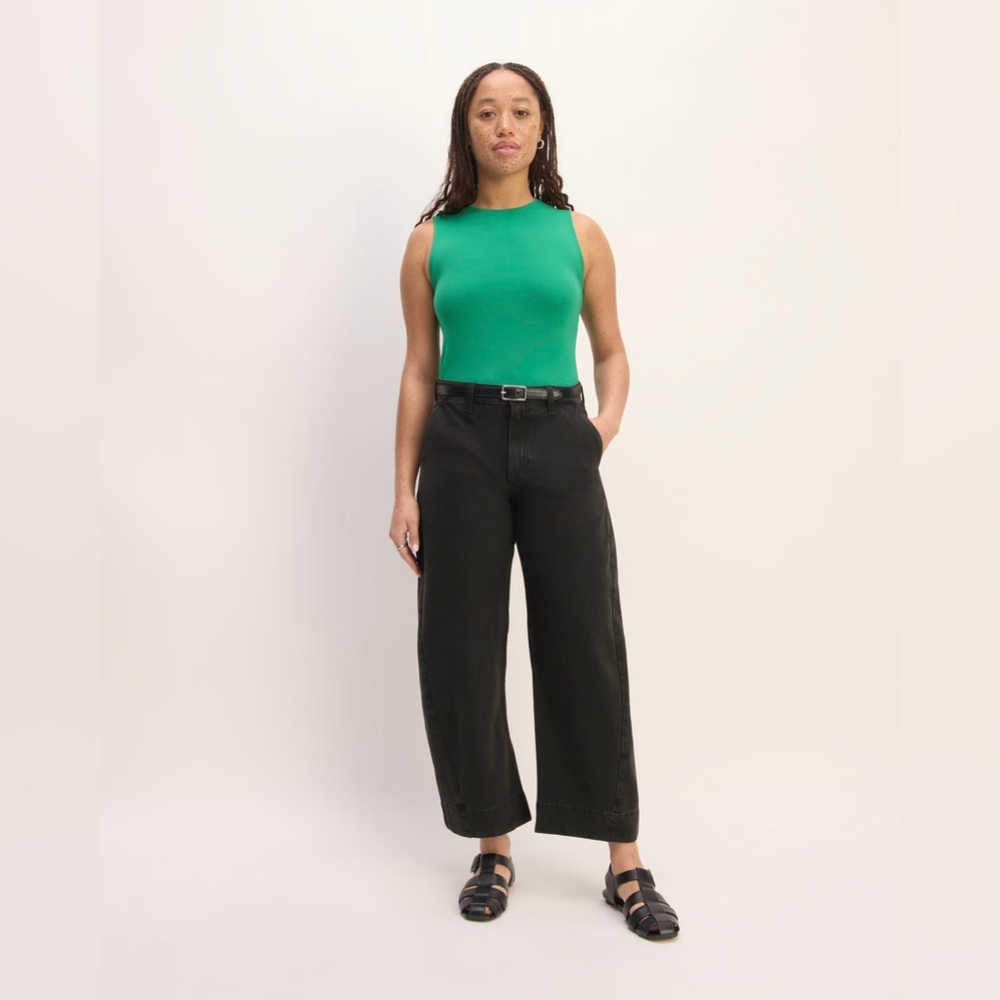 Everlane The Summer Barrel Jean in Ash Black Size 27 Regular